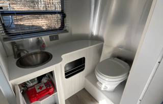 Airstream 22FB Bambi Private Hillside Campground