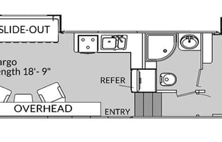2020 Genesis 5th Wheel Toyhauler with deck patio