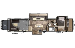 Glamping YOLO   2016 Open Range RV  38RGR