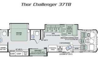 Family Adventure Thor 37TB Bunkhouse