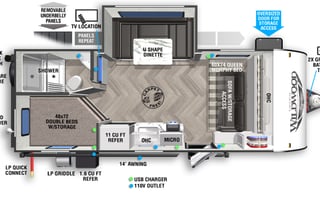 2022 Forest River Salem FSX 178BHSKX