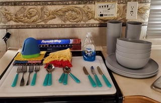 Large group camper around Lake Tahoe