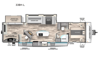 2023 Forest River RV Cherokee Alpha Wolf 33BH-L