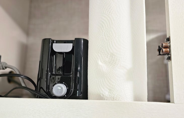 Toaster, waffle maker, coffee maker included