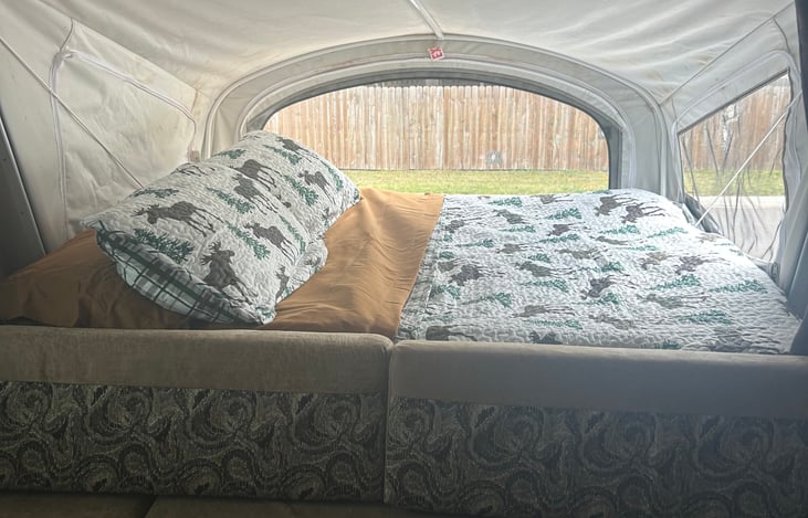 Bedding included
