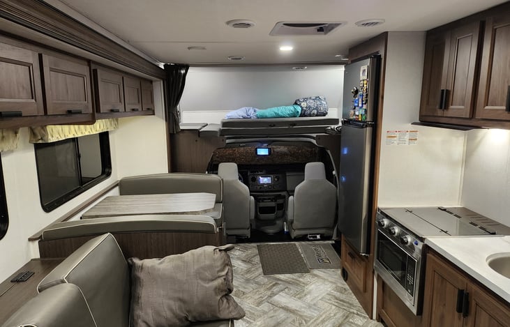 Main cabin front in "day mode." Slide out.