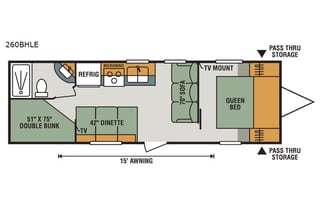 2019 KZ Sportsmen Bunkhouse, 26'
