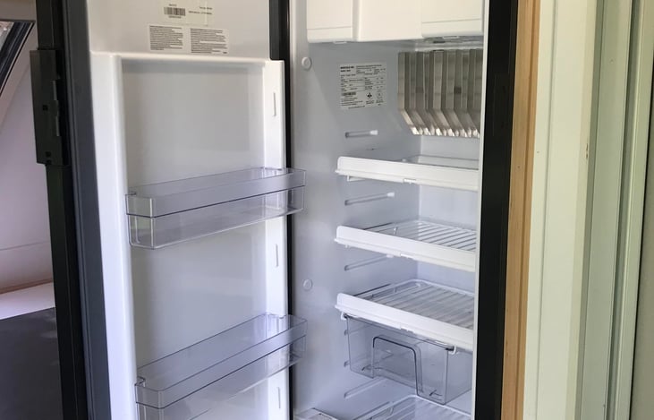 5 cubic foot double door 3-way Norcold refrigerator and freezer