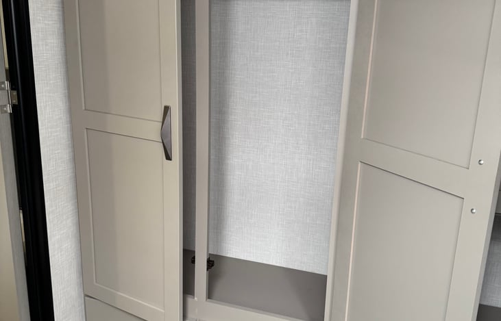 Closet in bathroom