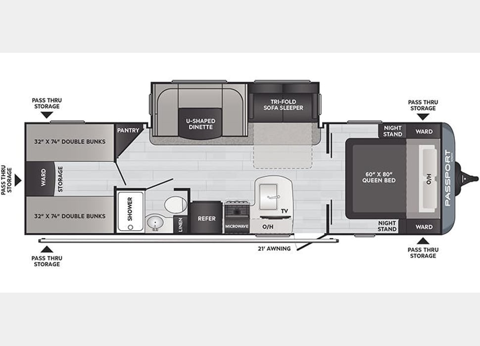 Travel Trailer rentals in Ostrander