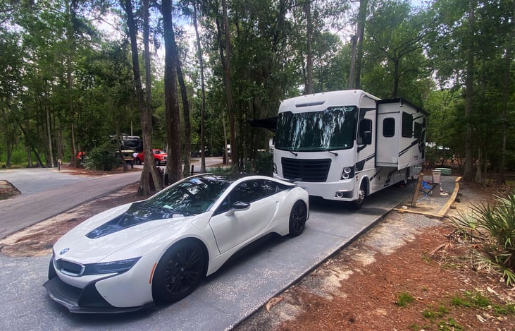 “Extremely convenient trip to Disney World’s wilderness campgrounds!  Driving, hookup, and functionality were 10/10”