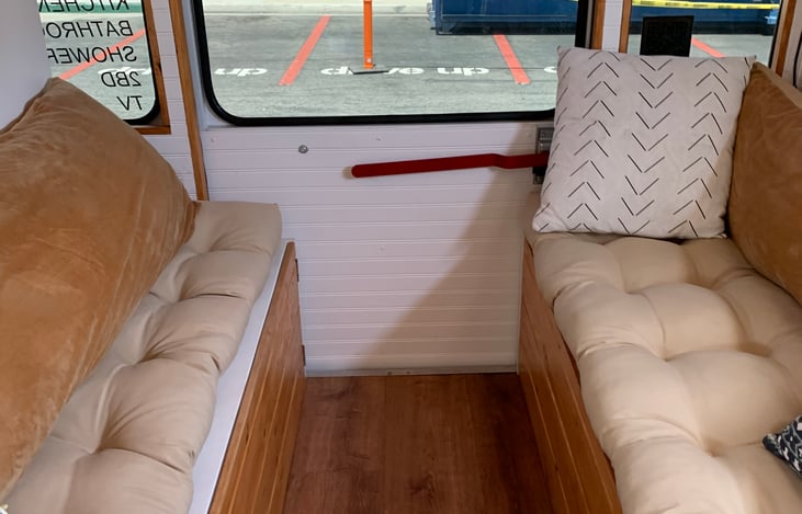 Couches and seats with certified installed seatbelts for all