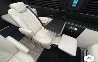 2024 LUX Mercedes Cruiser. Seats 11, sleeps 2.
