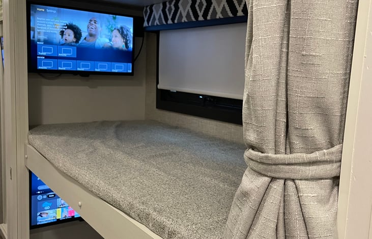 Top Bunk with Smart TV