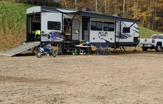 Enjoy our toyhauler!