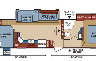 2018 KZ Durango 1500 D286BHD