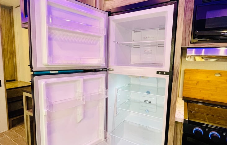 Cannon™ 12V, High Efficiency, 11 Cubic Foot Residential Refrigerator with Travel Lock