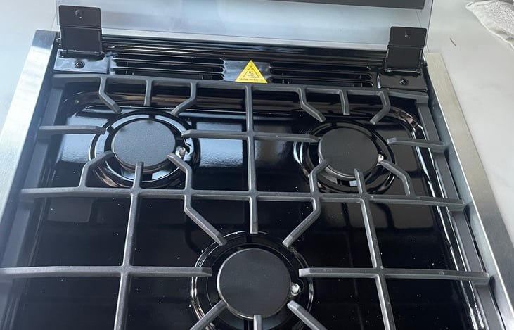 Gas stovetop