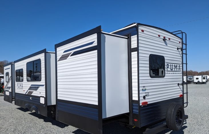 Rear View of Slide Outs