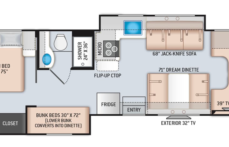 Floor plan - Room for the entire family!