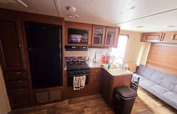 Kitchen with all the amenities of a home