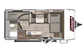 2024 Coleman Lantern 17B - Sleeps 5