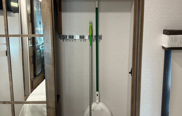 Master Closet Hanging Storage