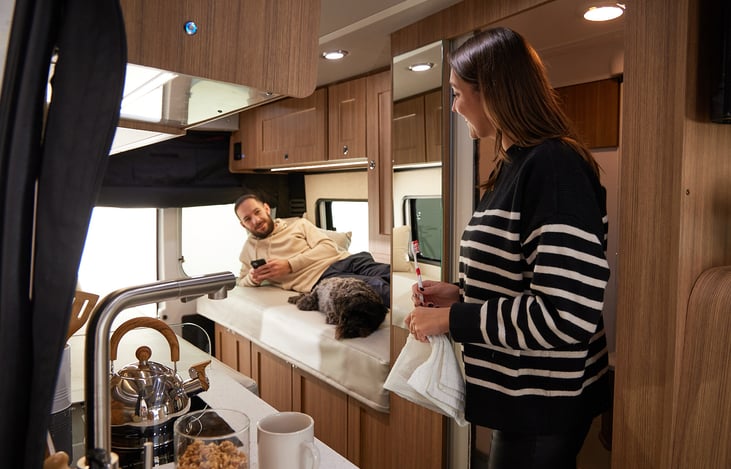 Roadtrek quality is evident in the hardware, workmanship, storage and comfortable layout.