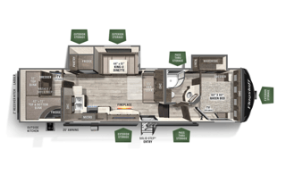 2023 Forest River RV Flagstaff Super Lite 529BH