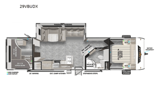2024 Forest River RV Wildwood 29VBUDX