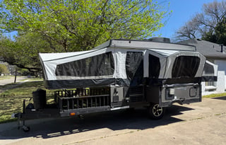 Pop Up Camper w/ Cargo Deck