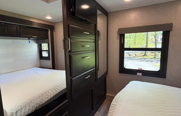 storage closets and drawers