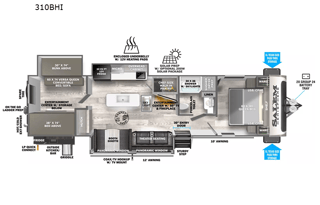 2023 Forest River RV Salem Hemisphere 310BHI