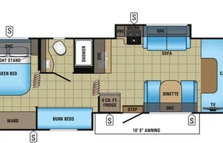 2017 Jayco Redhawk 31XL Sleeps 8 Fully Stocked