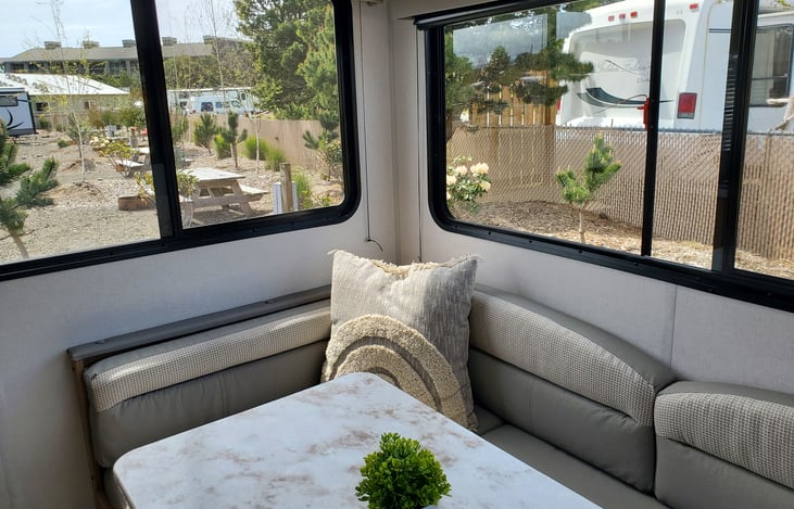 Left side of dinette