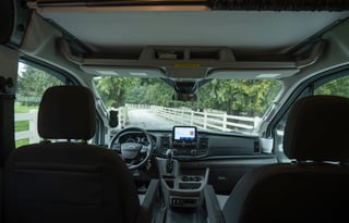 2021 Ford Transit AWD, Hot shower, roof deck