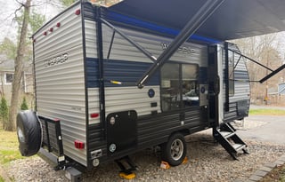 Travel light. Camp off‑grid. Fit for three.