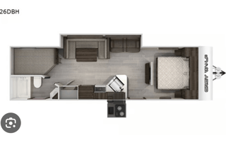2021 Forest River RV Cherokee Grey Wolf 26DBH