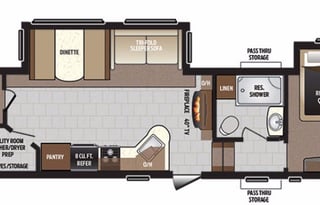 2018 Keystone Sprinter 326 WBHS