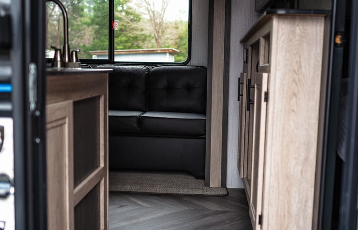 Entrance into the camper!