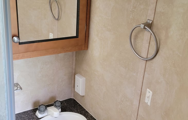 Bathroom sink and vanity