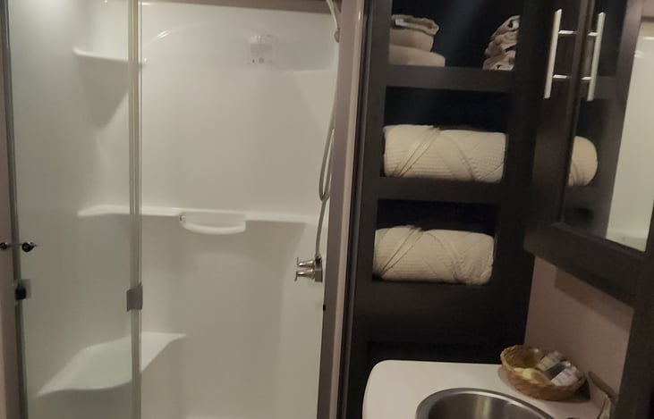 Shower and main bathroom