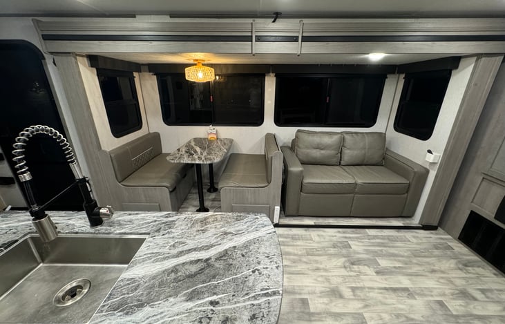 At Fridge, Looking at dinette and couch