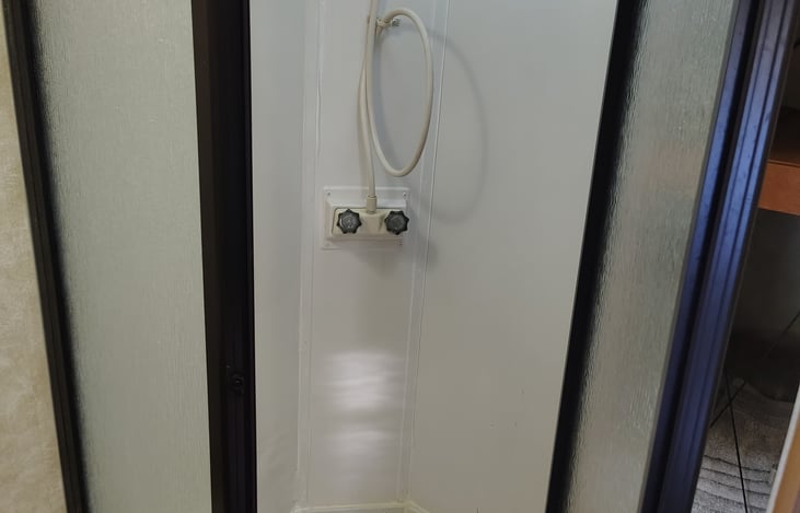 Full shower.