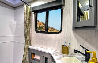 Family-friendly and spacious camper.