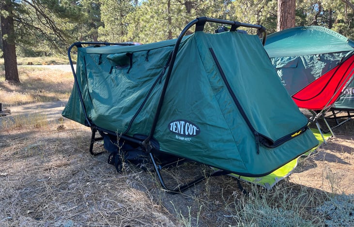 Both Tent Cots Available for rent.