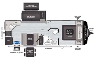 New Keystone Cougar w/all Amenities for Glamping!