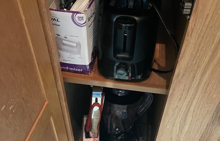 Toaster, blender, mixer, coffee maker - where else can you find all this in a rented RV? We’ve got you covered!
