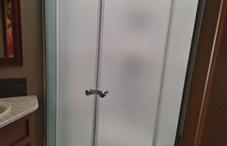 tall shower
