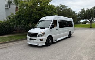 Luxury Mercedes Coach | Massage Chairs & Bathroom